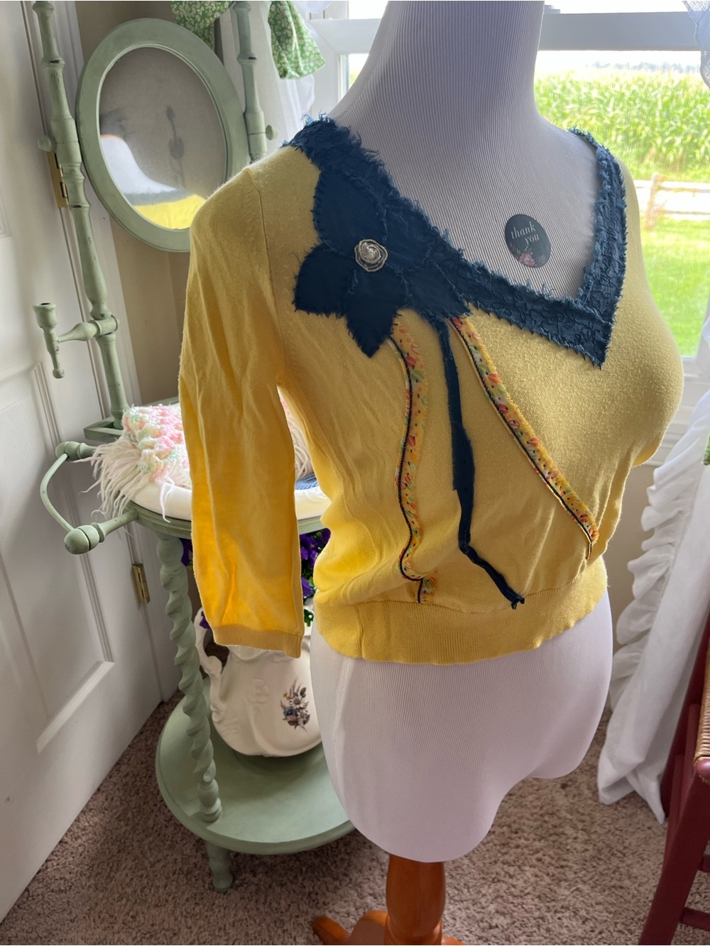 Anthropologie Field Flower sweater small
